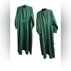 Elegant Green Long Dress